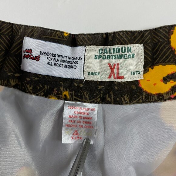 Vintage 2006 Homer Simpson Board Shorts Swim Trunks Men's XL The Simpsons - Picture 9 of 14